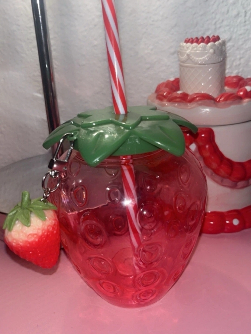 Strawberry Shaped Tumbler Cup